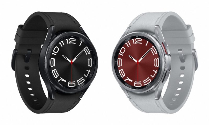 Samsung Galaxy Watch6 Classic, 43 mm, Black ja Silver.