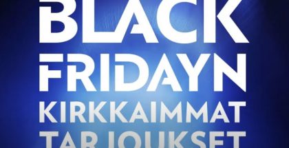 Elisa mainostaa Black Fridayn kirkkaimpia tarjouksia.